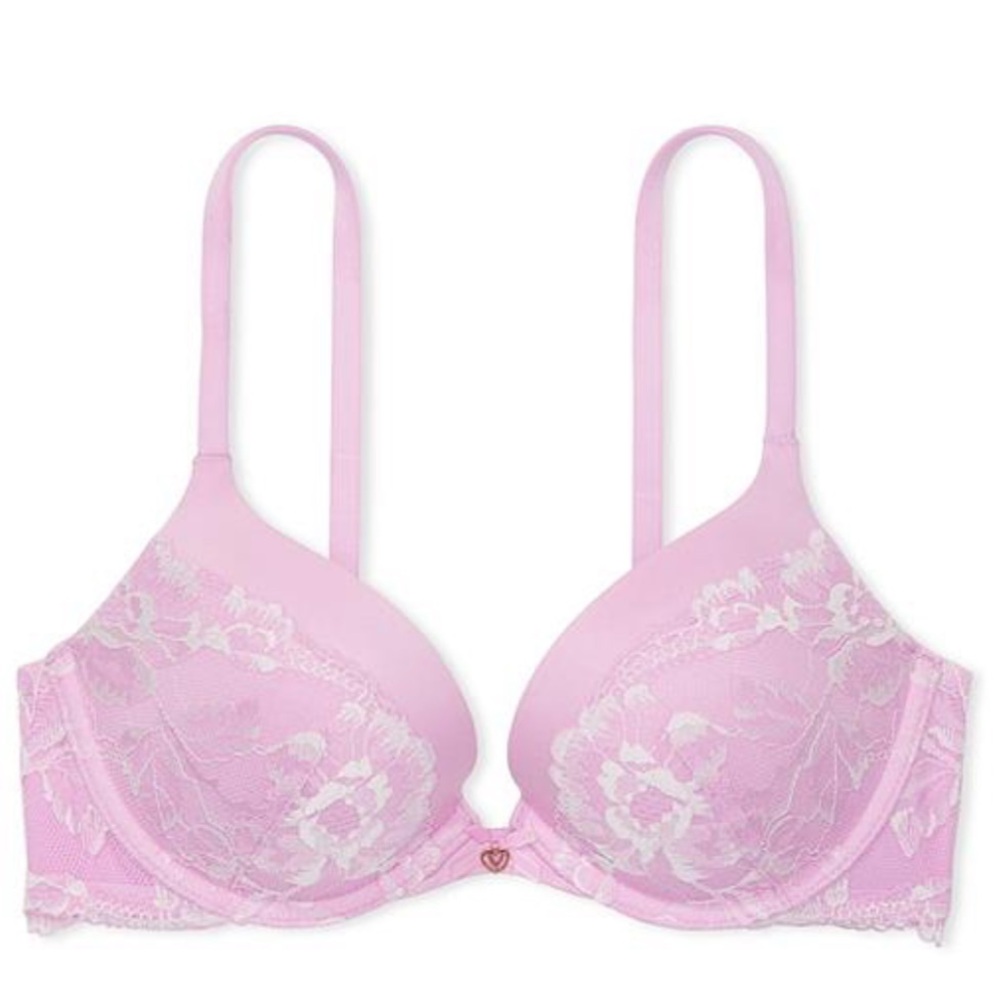 Victoria's Secret Pink Lace Push-Up Bra